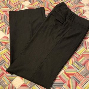 Wide leg charcoal grey trousers